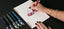 pen on a desk
