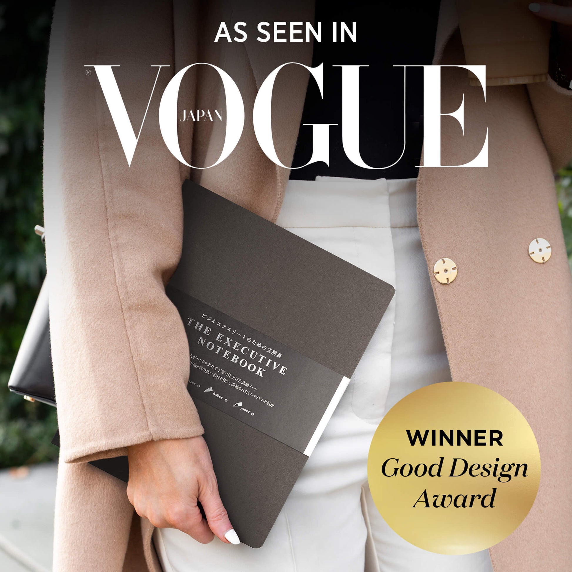The Executive Notebook seen in vogue Japan, award winning