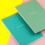 Meeting Notes caribbean blue and matcha