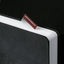 planner sticker tab sticking out of a planner