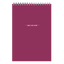One On One Spiral Notepad mulberry